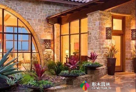 别墅私家花园设计风格不同,软装的不同