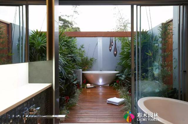 下沉式庭院设计,给你不一样的感觉