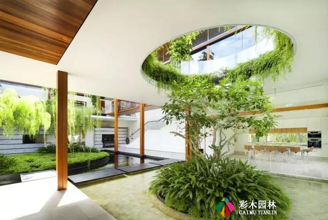 下沉式庭院设计,给你不一样的感觉