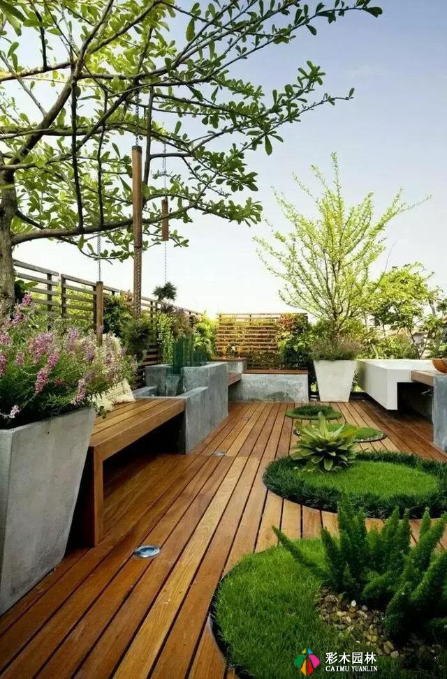 露台、天台的花园设计拥有更多想象的空间