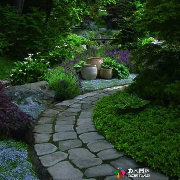 小径元素，花园设计